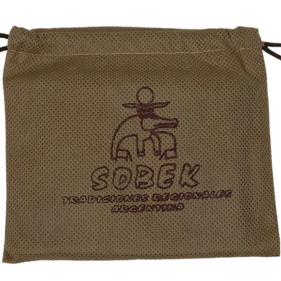 Sobek Men's Leather Wallet with Dust Bag New W/Out Tags - Picture 6 of 7